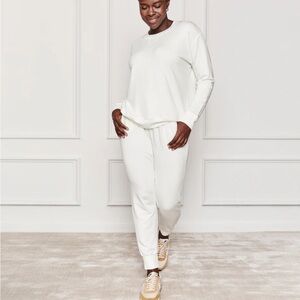 Summersalt joggers cream terry medium